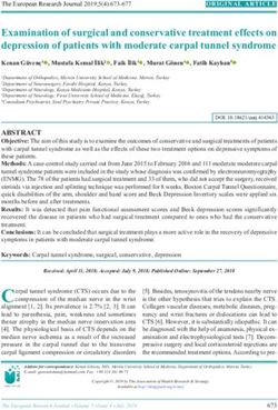 Examination of surgical and conservative treatment effects on depression of patients with moderate carpal tunnel syndrome - DergiPark