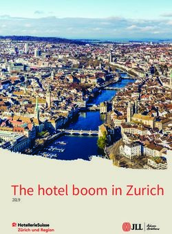 2019The hotel boom in Zurich - HotellerieSuisse