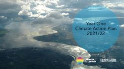 Year One Climate Action Plan 2021/22