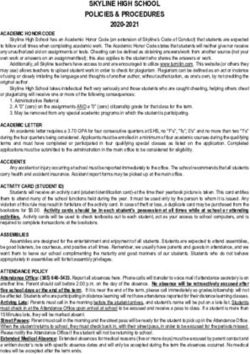 SKYLINE HIGH SCHOOL POLICIES & PROCEDURES - Granite School ...