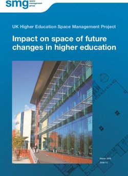 Impact on space of future changes in higher education - UK Higher Education Space Management Project