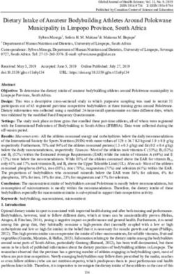 Dietary Intake of Amateur Bodybuilding Athletes Around Polokwane Municipality in Limpopo Province, South Africa