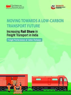 MOVING TOWARDS A LOW-CARBON TRANSPORT FUTURE - Increasing Rail Share in Freight Transport in India Freight Performance of Indian Railways - Shakti ...
