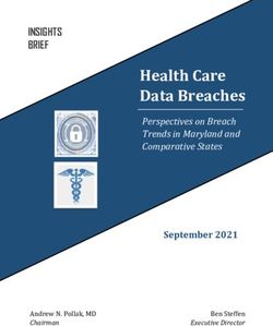 Health Care Data Breaches - INSIGHTS BRIEF