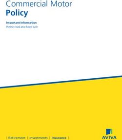 Policy Commercial Motor - Important Information - Munster Group Insurance