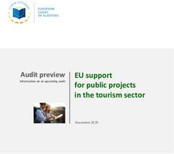 EU support for public projects in the tourism sector - Audit preview Information on an upcoming audit