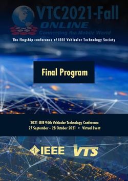 Final Program 2021 IEEE 94th Vehicular Technology Conference 27 ...