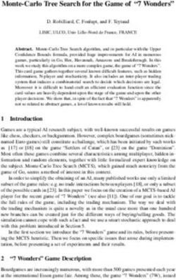 Monte-Carlo Tree Search for the Game of "7 Wonders"