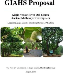 GIAHS Proposal Xiajin Yellow River Old Course Ancient Mulberry Grove System - Location: Xiajin County, Shandong Province, P.R.China - FAO