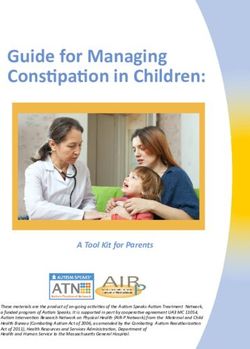 Guide for Managing Constipation in Children: Autism Speaks