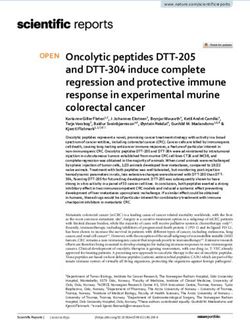 Oncolytic peptides DTT 205 and DTT 304 induce complete regression and protective immune response in experimental murine colorectal cancer - Nature
