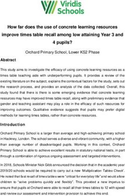 How far does the use of concrete learning resources improve times table recall among low attaining Year 3 and 4 pupils?