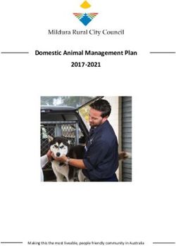Domestic Animal Management Plan 2017 2021 - Making this the most liveable, people friendly community in Australia - Mildura ...