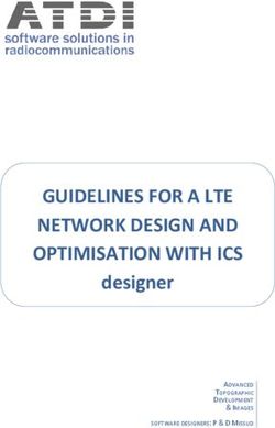 GUIDELINES FOR A LTE NETWORK DESIGN AND OPTIMISATION WITH ICS - designer