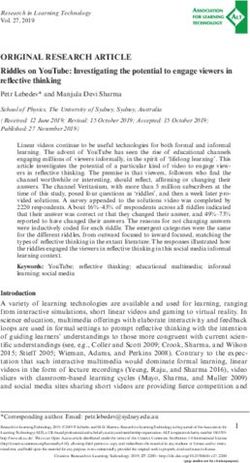 ORIGINAL RESEARCH ARTICLE - Riddles on YouTube: Investigating the potential to engage viewers in reflective thinking