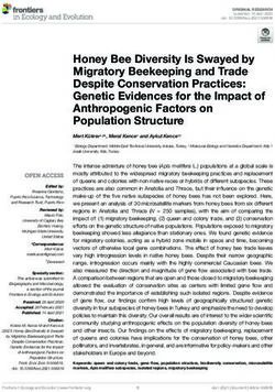 Honey Bee Diversity Is Swayed by Migratory Beekeeping and Trade Despite Conservation Practices: Genetic Evidences for the Impact of Anthropogenic ...