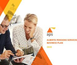 ALBERTA PENSIONS SERVICES BUSINESS PLAN 2020 - Alberta Pensions Services ...