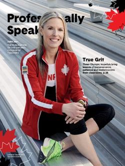 True Grit JUNE 2021 THE PUBLICATION OF THE ONTARIO COLLEGE OF TEACHERS