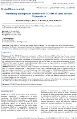 Estimating the impact of lockdown on COVID-19 cases in Pune, Maharashtra