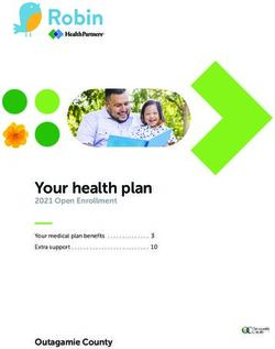 Your health plan 2021 Open Enrollment - Outagamie County