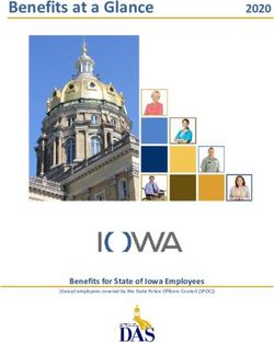 BenefitsataGlance 2020 - Benefits for State of Iowa Employees (Except employees covered by the State Police Officers Council (SPOC)) - Iowa ...