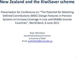 New Zealand and the KiwiSaver scheme