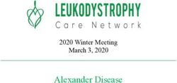 Alexander Disease 2020 Winter Meeting March 3, 2020 - Hunter's ...