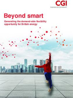 Beyond smart Generating the demand-side flexibility opportunity for British energy - CGI.com