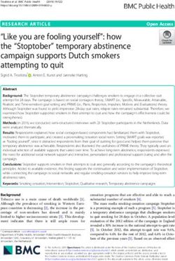 "Like you are fooling yourself": how the "Stoptober" temporary abstinence campaign supports Dutch smokers attempting to quit - BMC Public Health