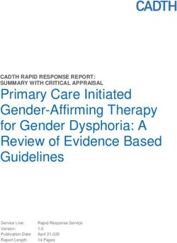 Primary Care Initiated Gender-Affirming Therapy for Gender Dysphoria: A Review of Evidence Based Guidelines - Cadth