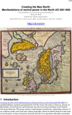 Creating the New North: Manifestations of central power in the North AD 500-1800