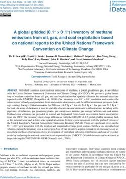 A global gridded (0.1 0.1 ) inventory of methane emissions from oil, gas, and coal exploitation based on national reports to the United Nations ...