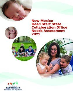 New Mexico Head Start State Collaboration Office Needs Assessment 2021