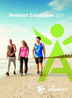 Isagenix - Product Catalogue 2017