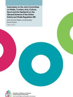 Submission to the Joint Committee on Media, Tourism, Arts, Culture, Sport and the Gaeltacht on the General Scheme of the Online Safety and Media ...