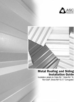 Metal Roofing And Siding Installation Guide Installation Details For