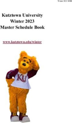 Kutztown University Winter 2023 Master Schedule Book - www.kutztown.edu/winter