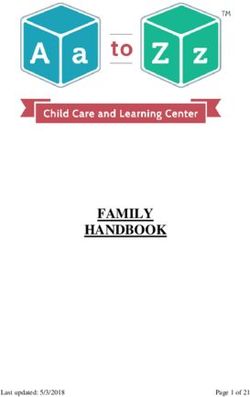 FAMILY HANDBOOK - Aa to Zz Child Care