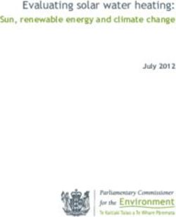 Evaluating solar water heating: Sun, renewable energy and climate change July 2012 - Parliamentary Commissioner ...