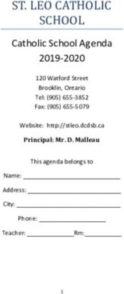 ST. LEO CATHOLIC SCHOOL - dcdsb