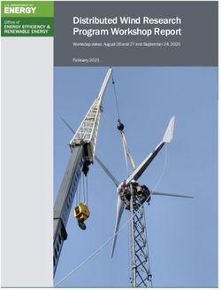 Distributed Wind Research Program Workshop Report