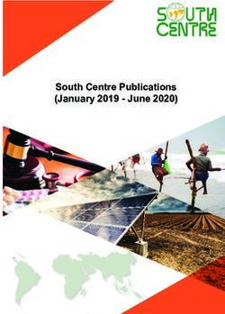 South Centre Publications (January 2019 - June 2020) - Chemin du Champ d'Anier 17 PO Box 228, 1211 Geneva 19 Switzerland Telephone : (41 22) 791 ...