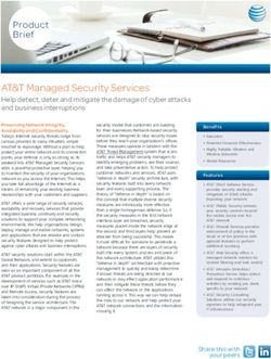 AT&T Managed Security Services - Help detect, deter and mitigate the damage of cyber attacks and business interruptions