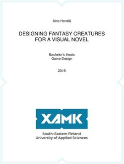 DESIGNING FANTASY CREATURES FOR A VISUAL NOVEL - Aino Hentilä Bachelor's thesis Game Design 2019 - Theseus