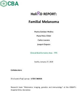 CBA - Clinical Bioinformatics ...