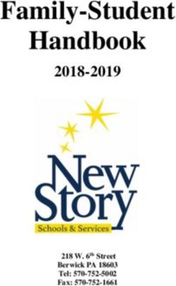 Family-Student Handbook 2018-2019 - Berwick New Story Berwick