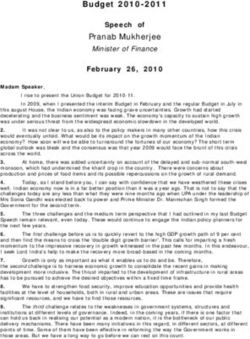 Budget 2010-2011 Speech of - Pranab Mukherjee Minister of Finance - Taxmann