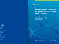 Monitoring and Assessment of Scallops off the South East Coast of Ireland