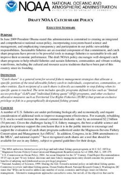 DRAFT NOAA CATCH SHARE POLICY