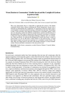 From Zionism to Communism': Emilio Sereni and the Consiglio di Gestione in postwar Italy